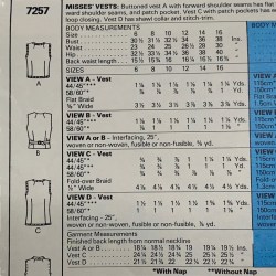 7257 mc vest bk